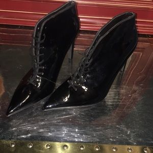 Zara Patent Leather Booties